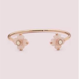 Kate Spade 🌸 Spade Flower Flex Cuff Bracelet NWT with Dust Bag